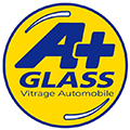 logo a+ glass station pare-brise