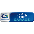 logo top garage garage nail